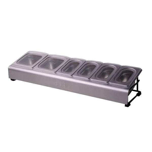 UU-P0CE00 Pizza Topping Station, Stainless steel, Gray, Powder-Coated