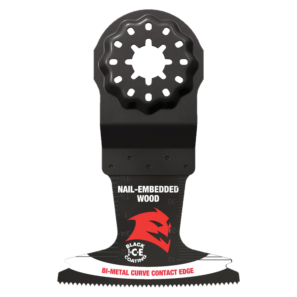 DOS250BW10 Oscillating Blade, 2-1/2 in, Bi-Metal, 1-1/2 in D Cutting, 10/PK