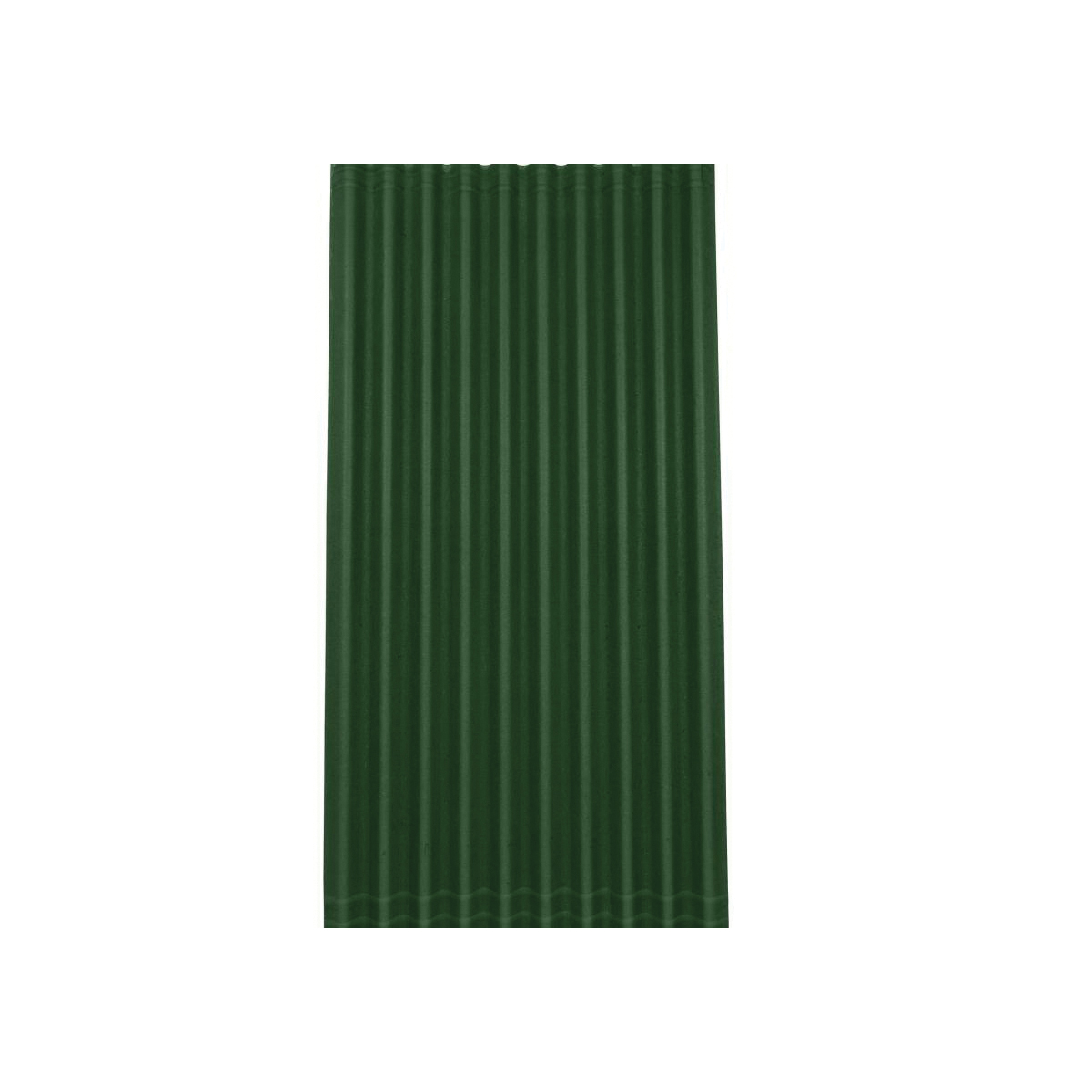 Premium Series 1154 Roof Panel, 79 in L, 38 in W, Corrugated Profile, 1/8 in Thick Material, Asphalt, Green