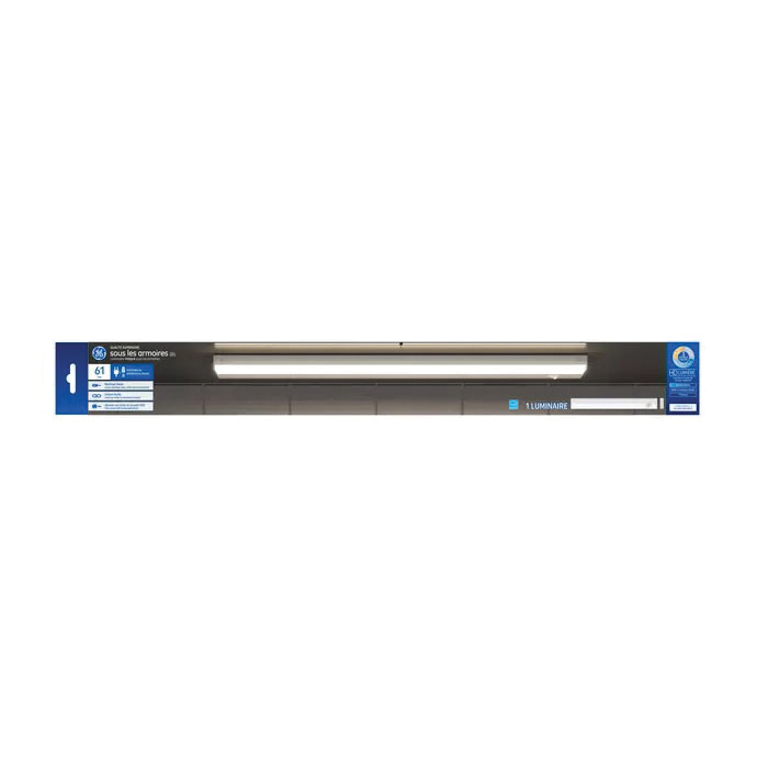 GE 93127779 Under-Cabinet Light Fixture, 120 V, 17 W, LED Lamp, 1110 Lumens, 3000, 4000, 5000 K Color Temp