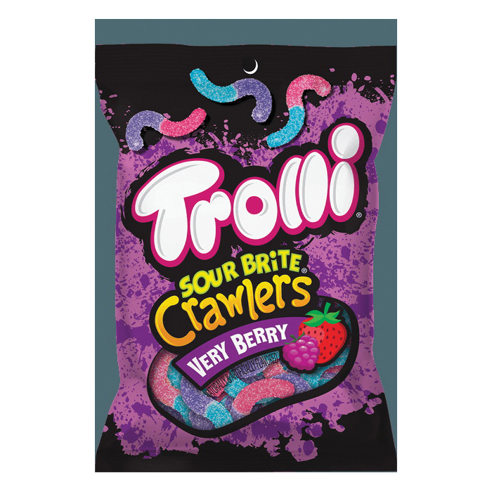 Sour Brite Crawlers 03852 Candy, Very Berry, 5 oz