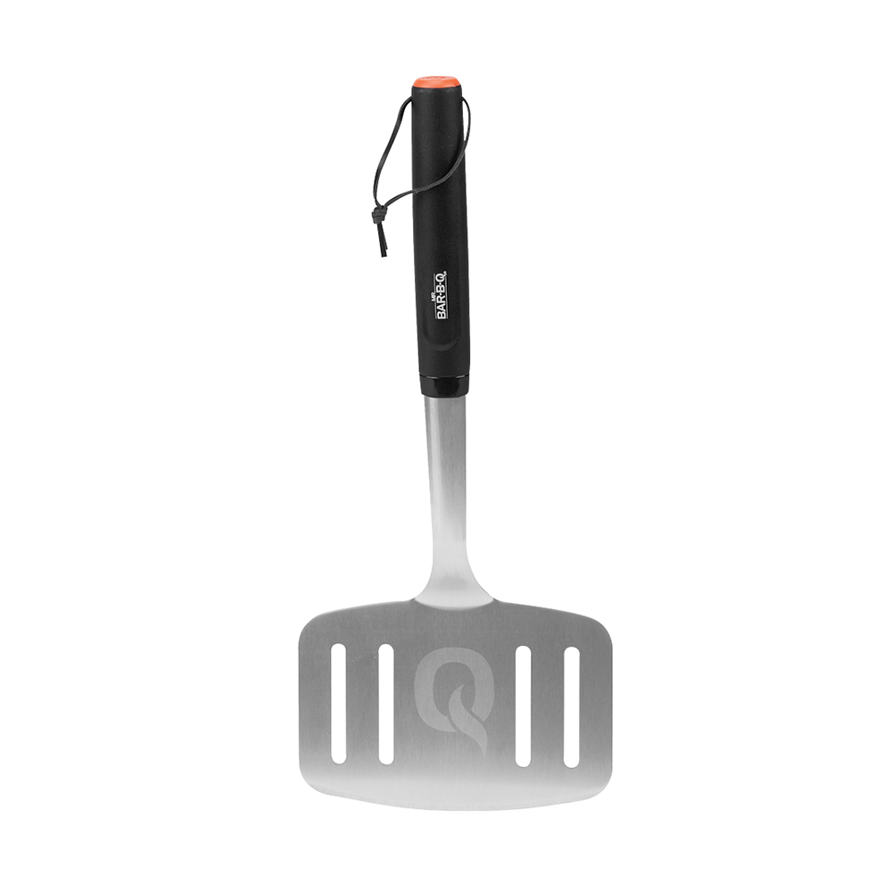 20155Y Oversized Spatula, Stainless Steel, Plastic Handle, Round Handle