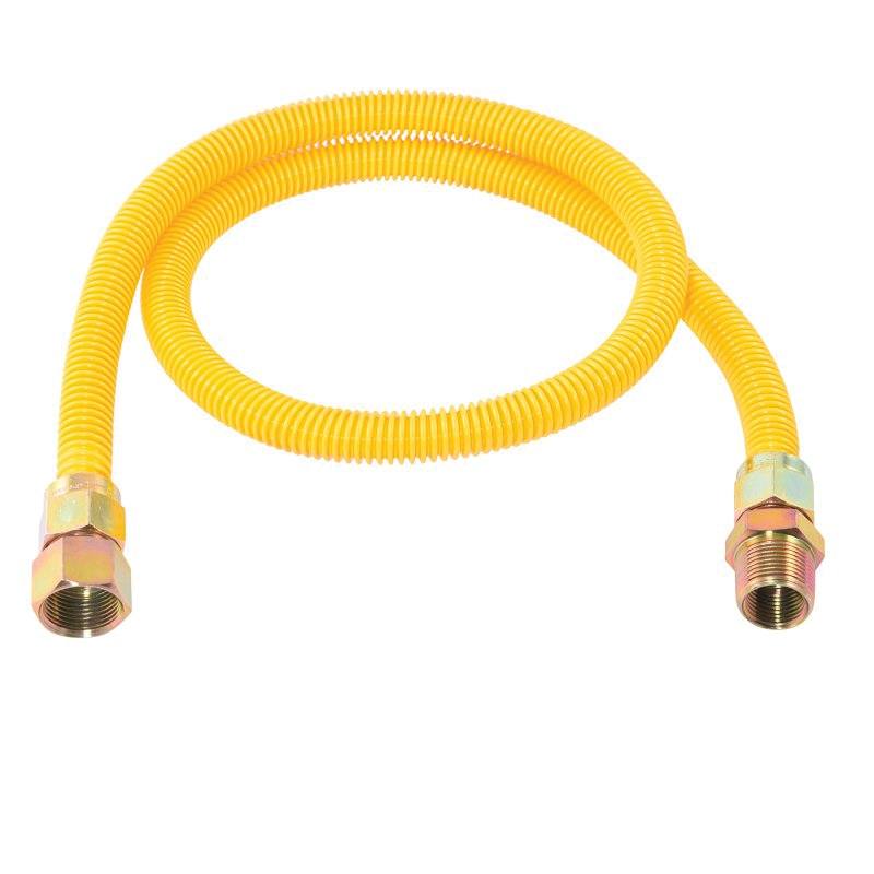 Eastman 30YE555448B Eastman 30YE555448B Gas Connector, 48 in L, 3/4 in, FIP x MIP, Stainless Steel - 1