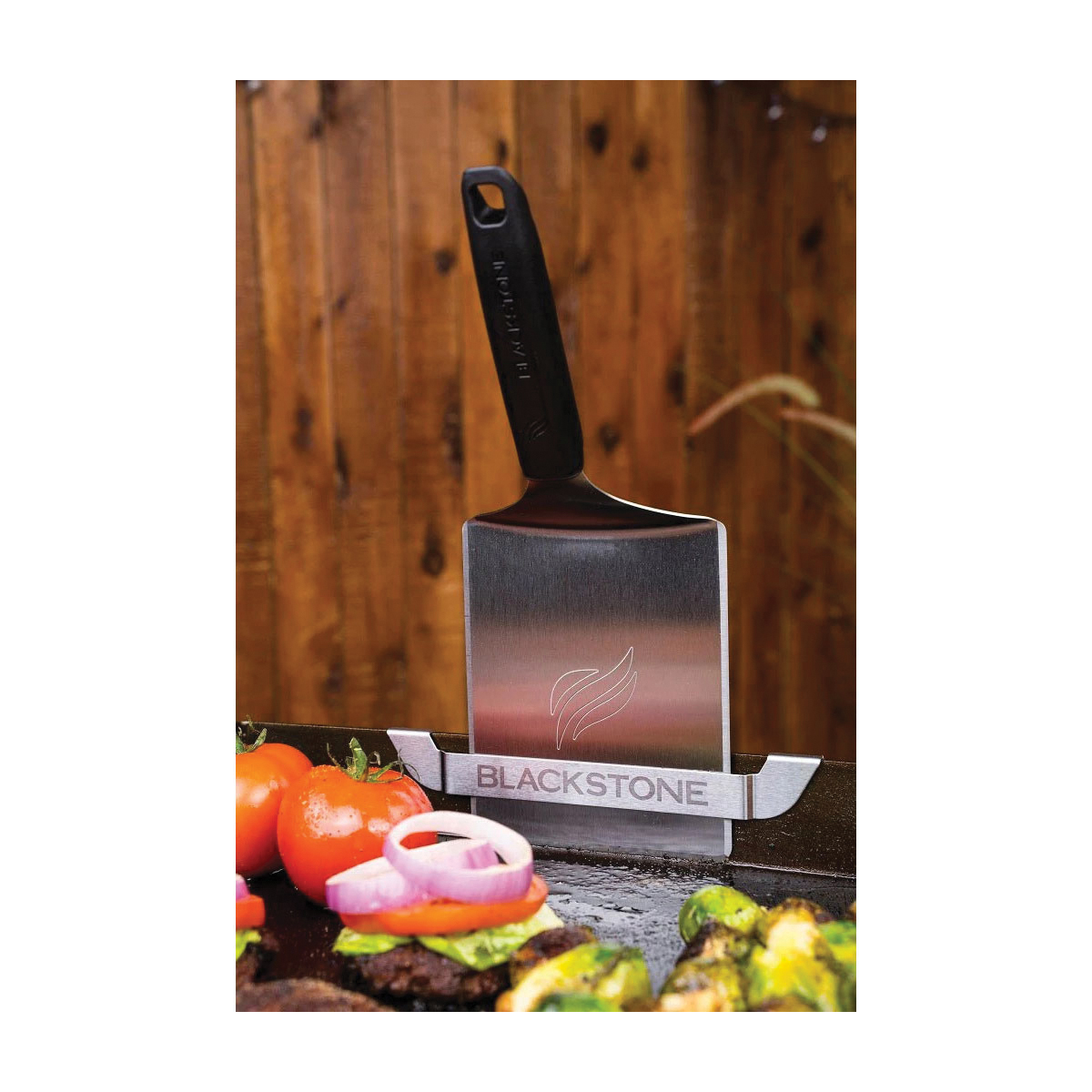 Grease Gate and Tool Holder Combo, Blackstone, Stainless Steel, Gray - 3