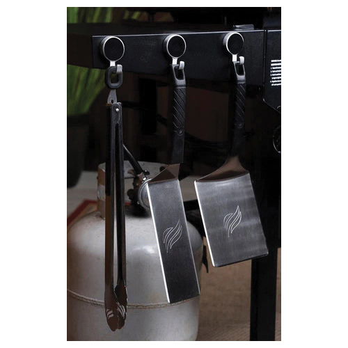 Grease Gate and Tool Holder Combo, Blackstone, Stainless Steel, Gray - 4