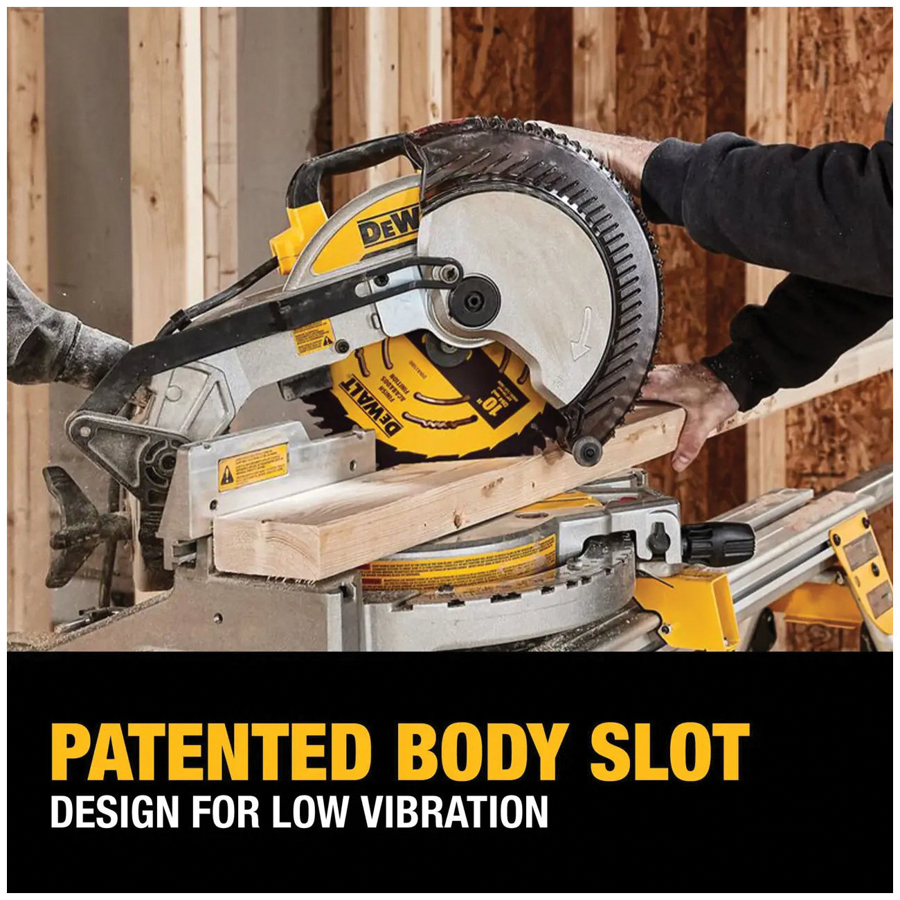 DEWALT DWA110CMB Circular Saw Blade Set, 2-Piece, Large Diameter, Carbide, Black/Yellow - 4