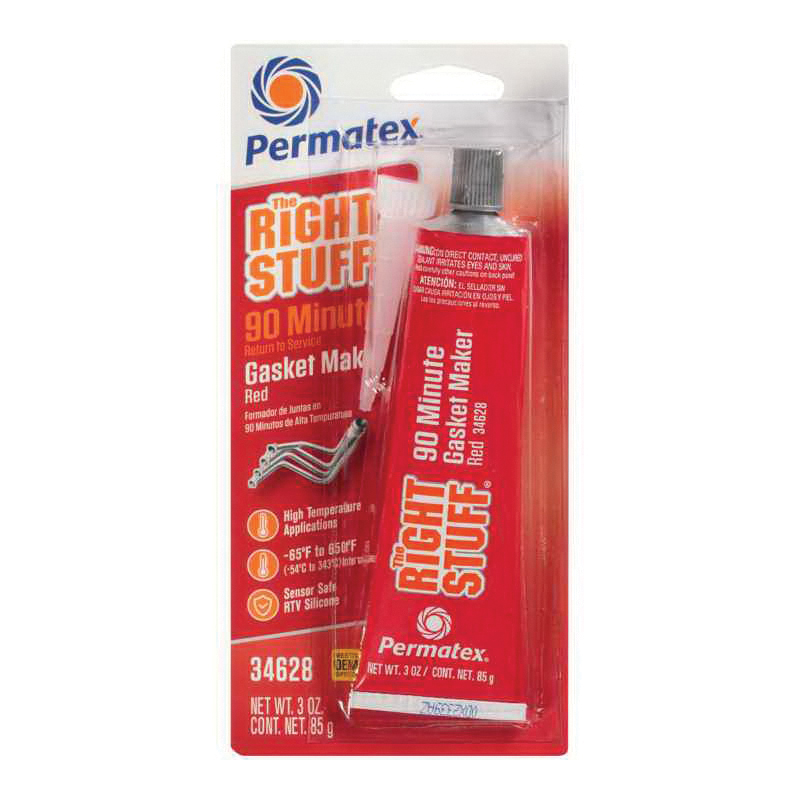 Permatex The Right Stuff 90 Minute Gasket Maker Red - 3 oz Tube Permatex The Right Stuff 90 Minute Gasket Maker Red - 3 oz Tube