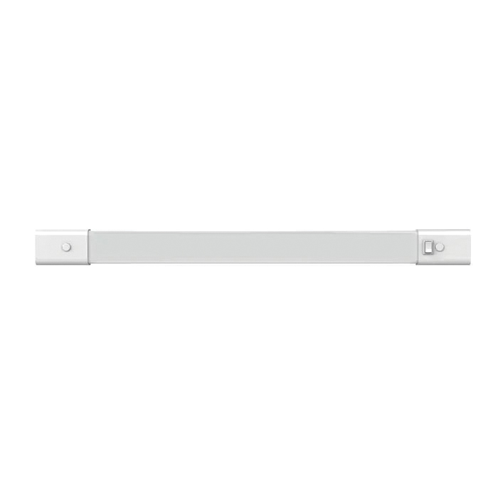 GE 93129098 Slim Under-Cabinet Light Fixture, 120 V, 10 W, LED Lamp, 800 Lumens, 3000 K Color Temp, White Fixture