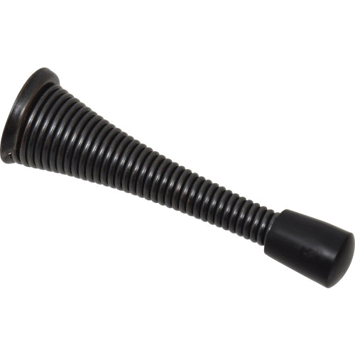 Hardware Essentials 853818 Utility Spring Door Stop, Steel, Oil Rubbed Bronze
