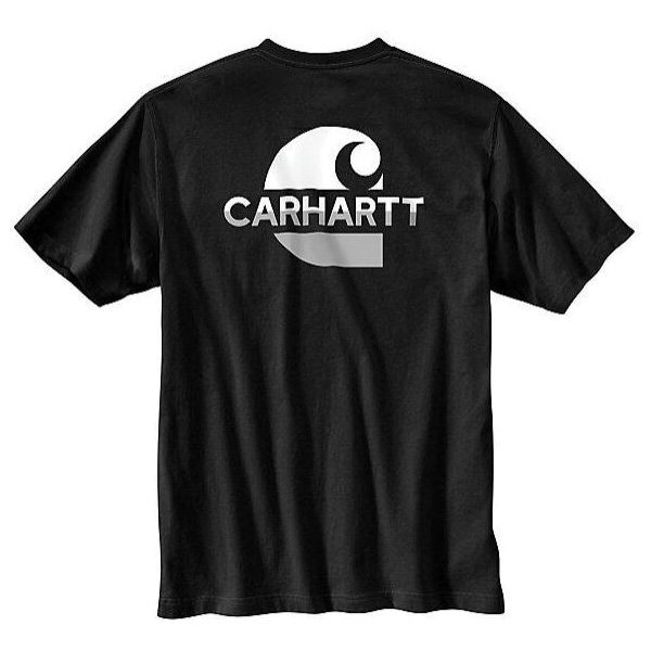 Carhartt 105710-BLK-2XL T-Shirt, 2XL, Regular, Cotton, Bl