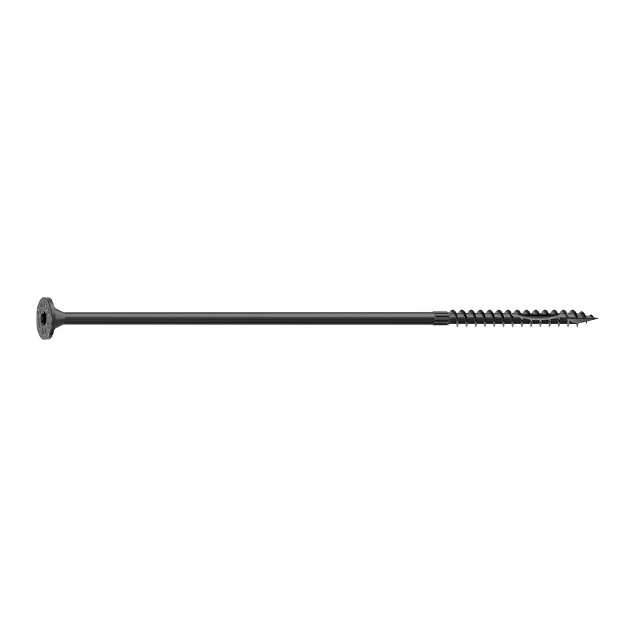 0366270 Structural Screw, 5/16 in Thread, 10 in L, Flat Head, Star Drive, Sharp Point, PROTECH Ultra 4 Coated, 10