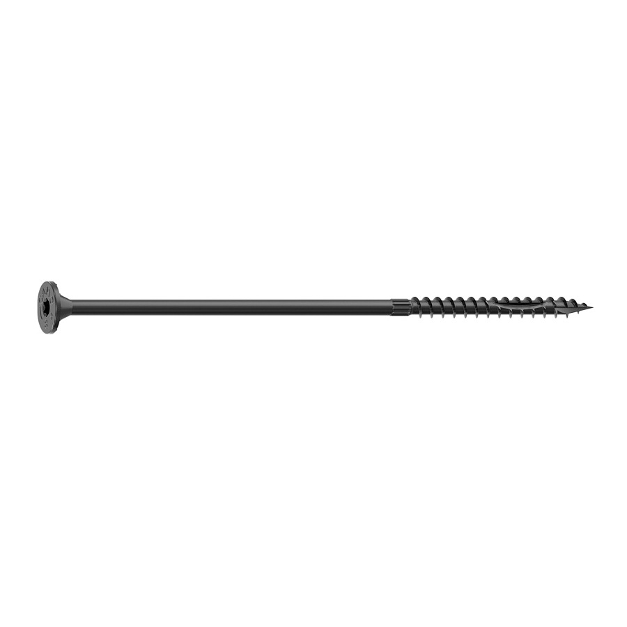 0366260 Structural Screw, 5/16 in Thread, 8 in L, Flat Head, Star Drive, Sharp Point, PROTECH Ultra 4 Coated, 10