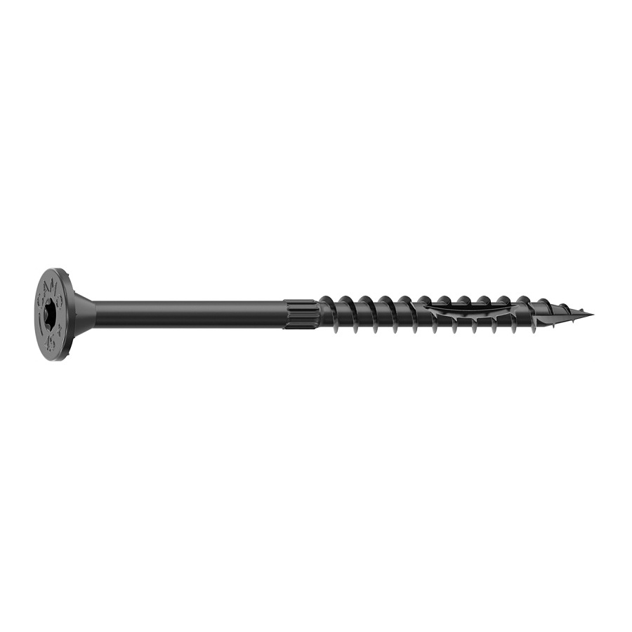 0366210 Structural Screw, 5/16 in Thread, 4-1/2 in L, Flat Head, Star Drive, Sharp Point, PROTECH Ultra 4 Coated