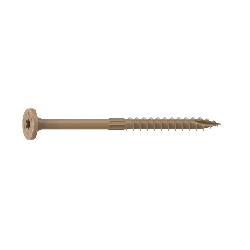 0355170 Framing Screw, 0.16 in Thread, 3 in L, Flat Head, Star Drive, Slash Point, PROTECH Ultra 4 Coated, 50