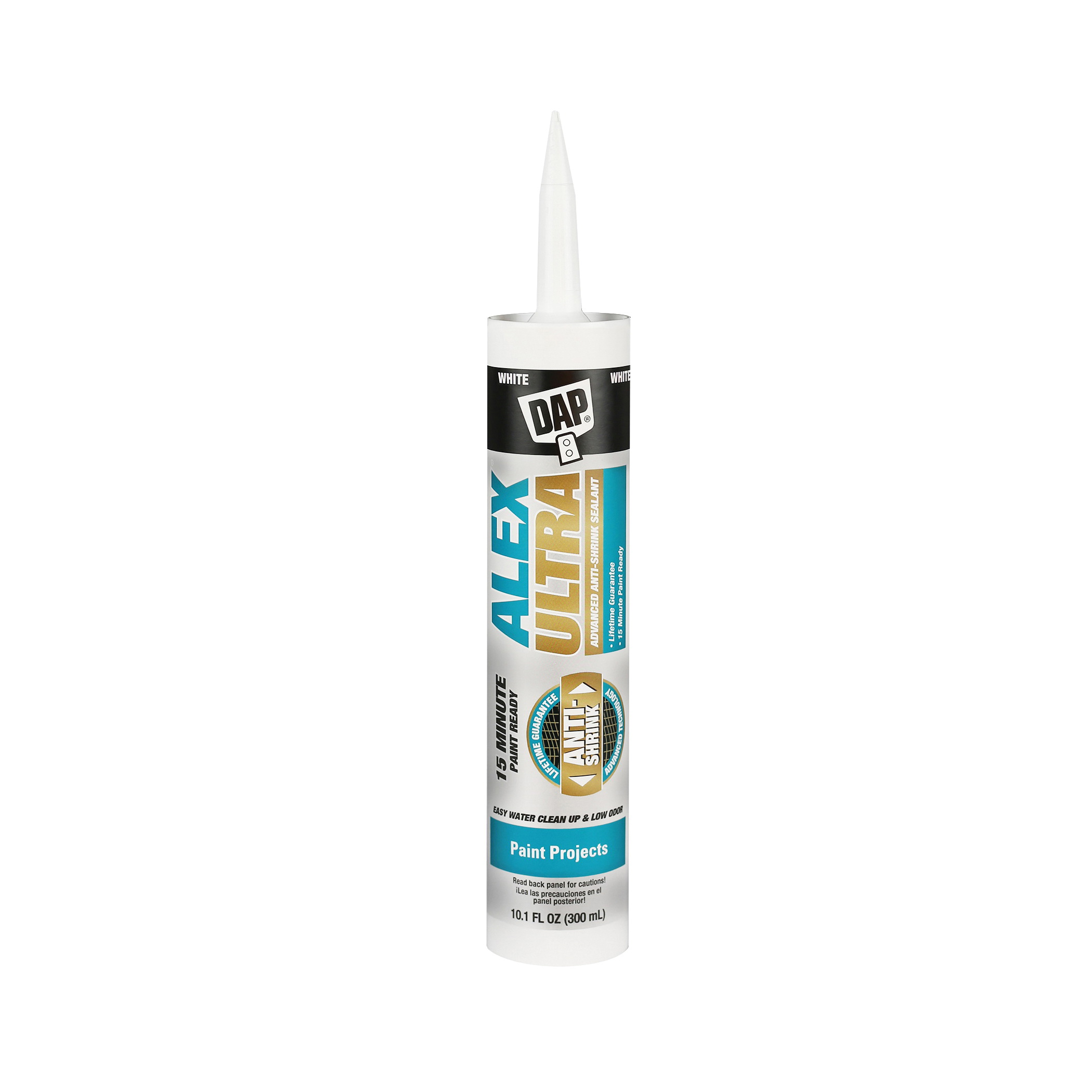 ULTRA Series 7079818200 Advanced Sealant, White to Off-White, 24 hr Curing, >40 deg F, 10.1 fl-oz, Tube