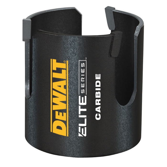 DEWALT ELITE Series DAH42916 Hole Saw, 2-9/16 in Dia, 2-7/16 in D Cutting, 5/8 in Arbor, Carbide Cutting Edge