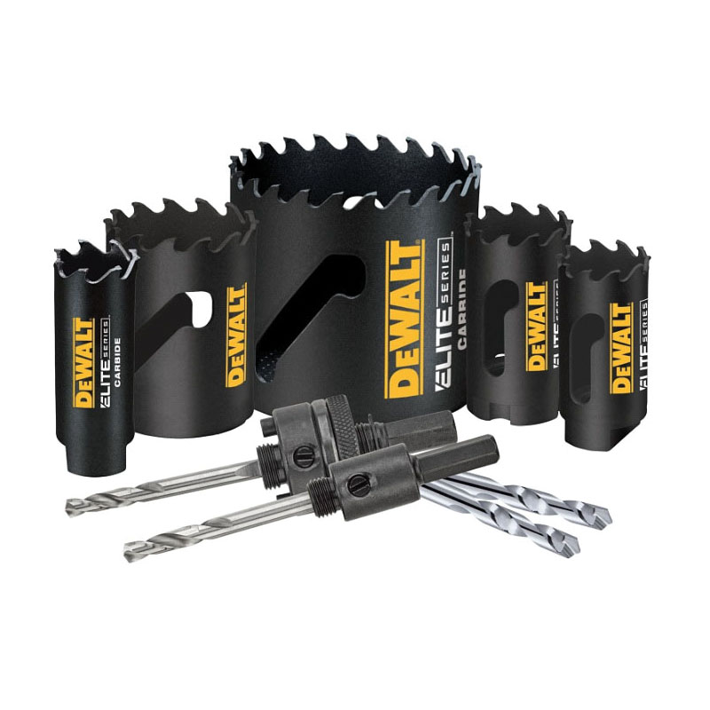 ELITE Series DAH39CTSET Hole Saw Kit, 9-Piece