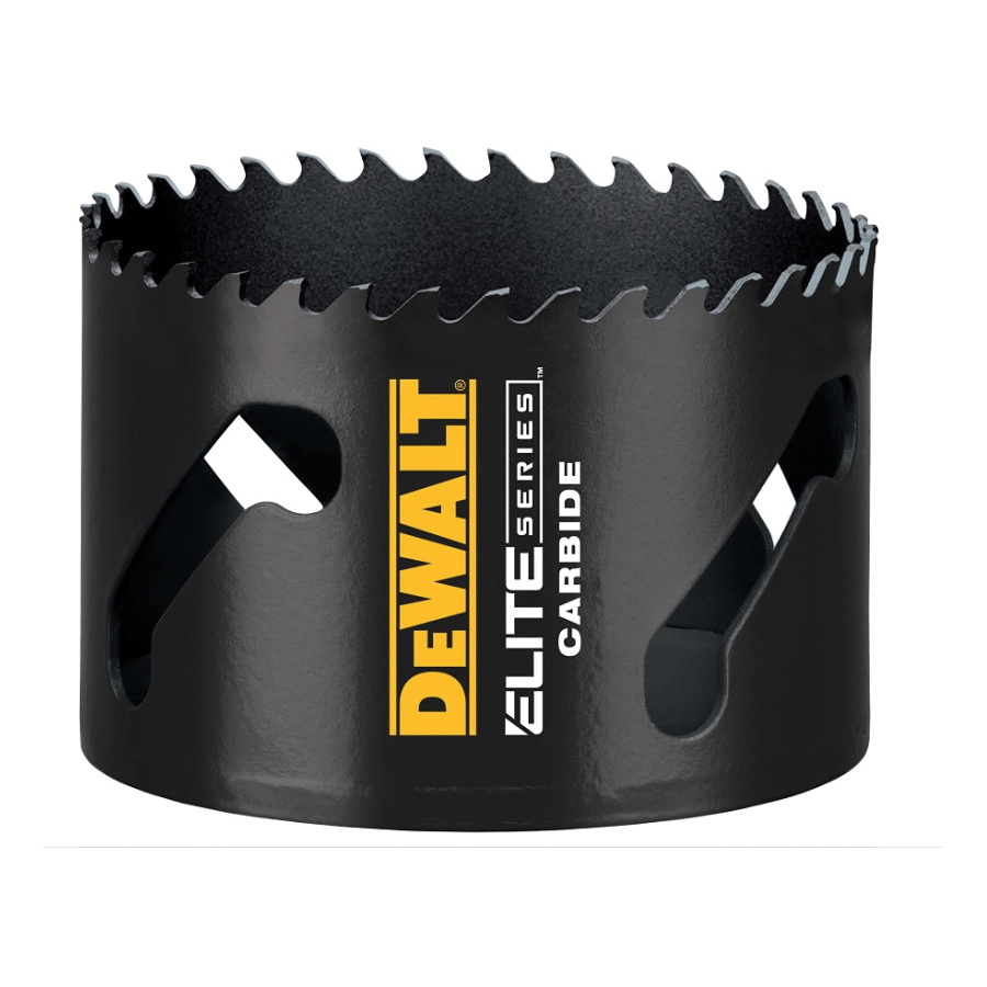 ELITE Series DAH33 Hole Saw, 3 in Dia, 1-3/4 in D Cutting, 1/2 in Arbor, 3 TPI, Carbide Cutting Edge