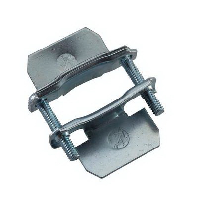 26510 Clamp Connector, 3/8 in, Steel, Electro-Plated Zinc, Snap-In Mounting