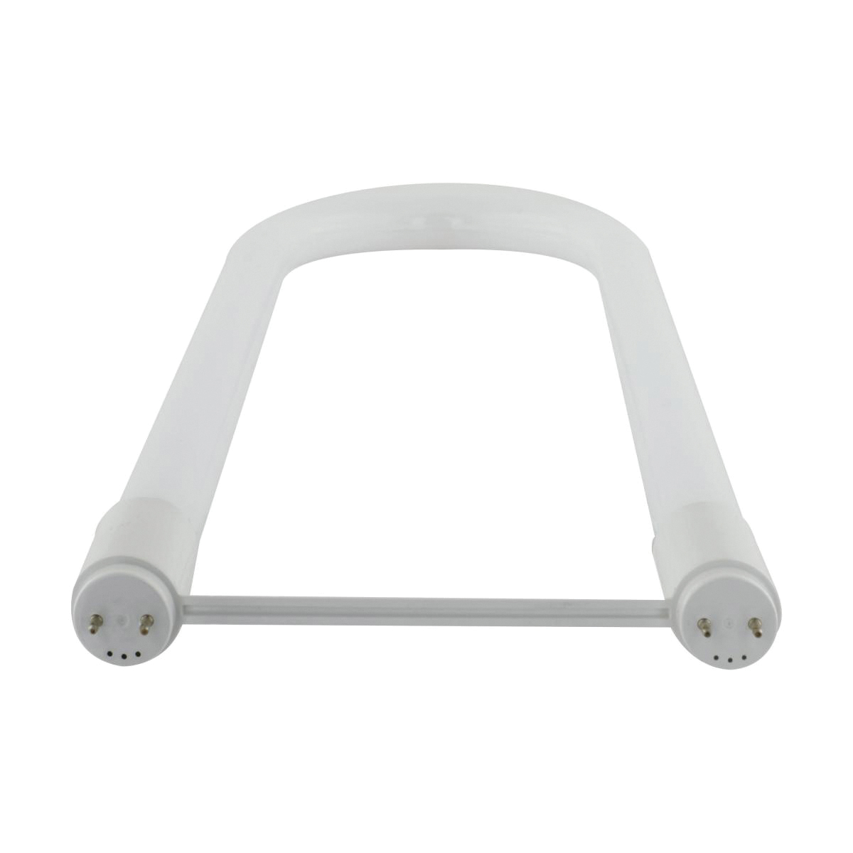 Satco S11972 LED Bulb, U-Bend, T8 Lamp, G13 Medium Bi Pin Lamp Base, Dimmable, Frost, Cool White Light