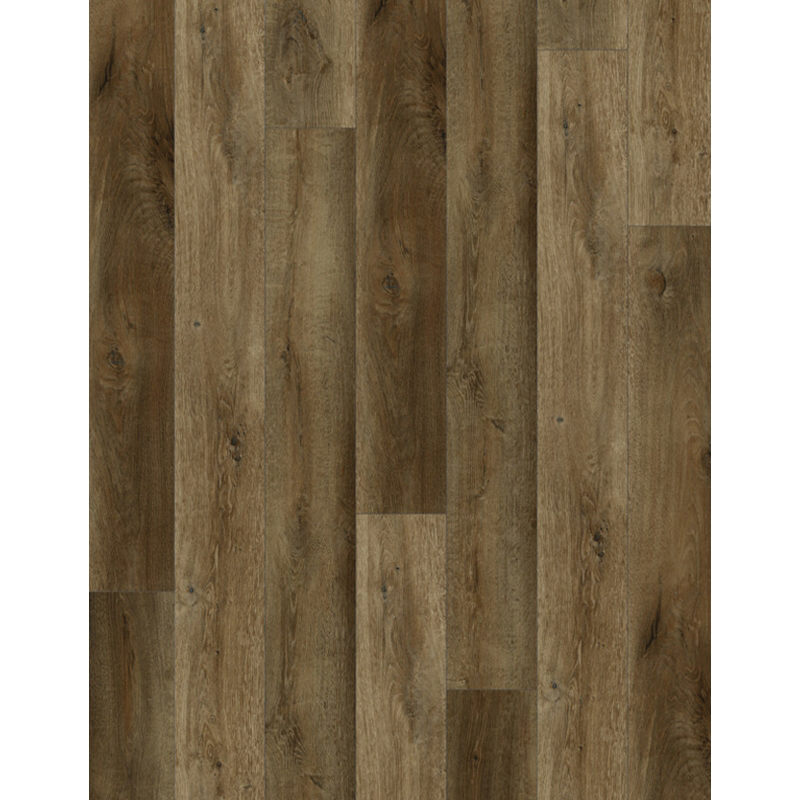 Bambino Series BB-III Flooring Plank, 4 ft L, 7 in W, 23.64 SQ FT, Painted Bevel Edge, Embossed Pattern, SPC, Ganache, 10 Each