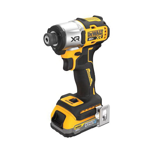 DEWALT XR Series DCF845D1E1 Impact Driver Kit, Battery Included, 20 V, 2 Ah, 1/4 in Drive, 4200 ipm, 3400 rpm Speed - 4