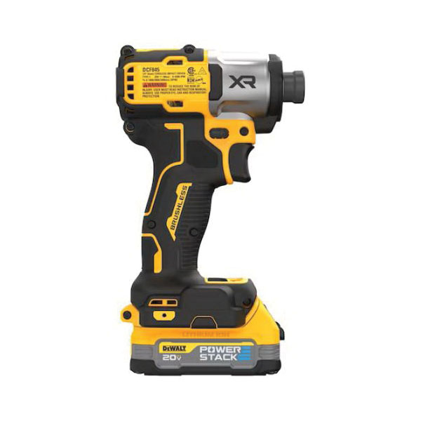 DEWALT XR Series DCF845D1E1 Impact Driver Kit, Battery Included, 20 V, 2 Ah, 1/4 in Drive, 4200 ipm, 3400 rpm Speed - 5