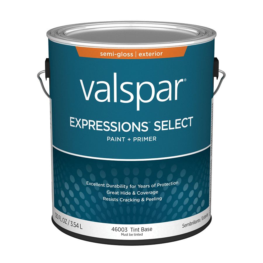 4600 Series 028.0046003.007 Exterior Paint, Tint, Semi-Gloss, White, 1 gal Plastic Can