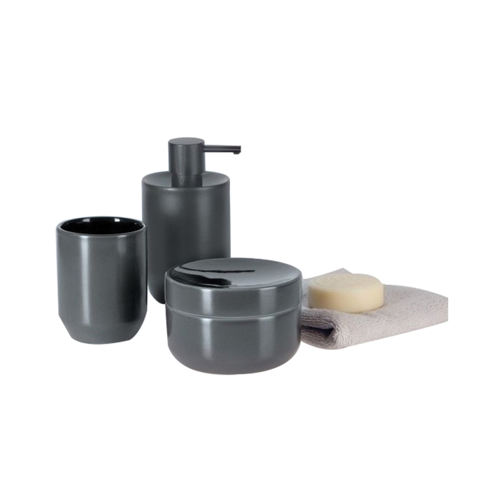 Spirella JARO 10.20308 Tumbler Holder, Ceramic, Black/Gray - 2