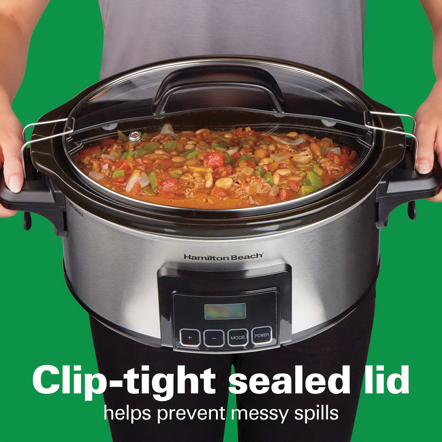 Lid Latch the reusable universal lid securing strap for crockpots,  casserole dishes, pots, pans and more. Make it easy to transport your  favorite