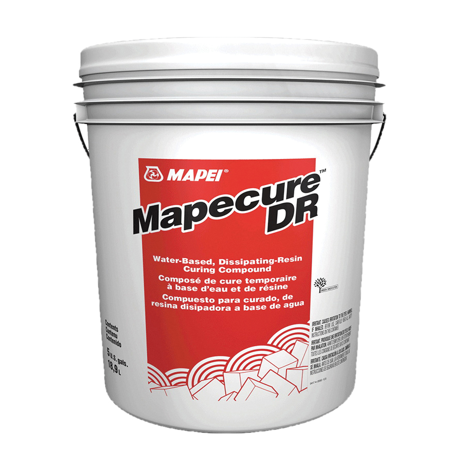 Mapei 49168 Resin Curing Compound, Liquid, Yellow, 18.9 L, Pail - 1