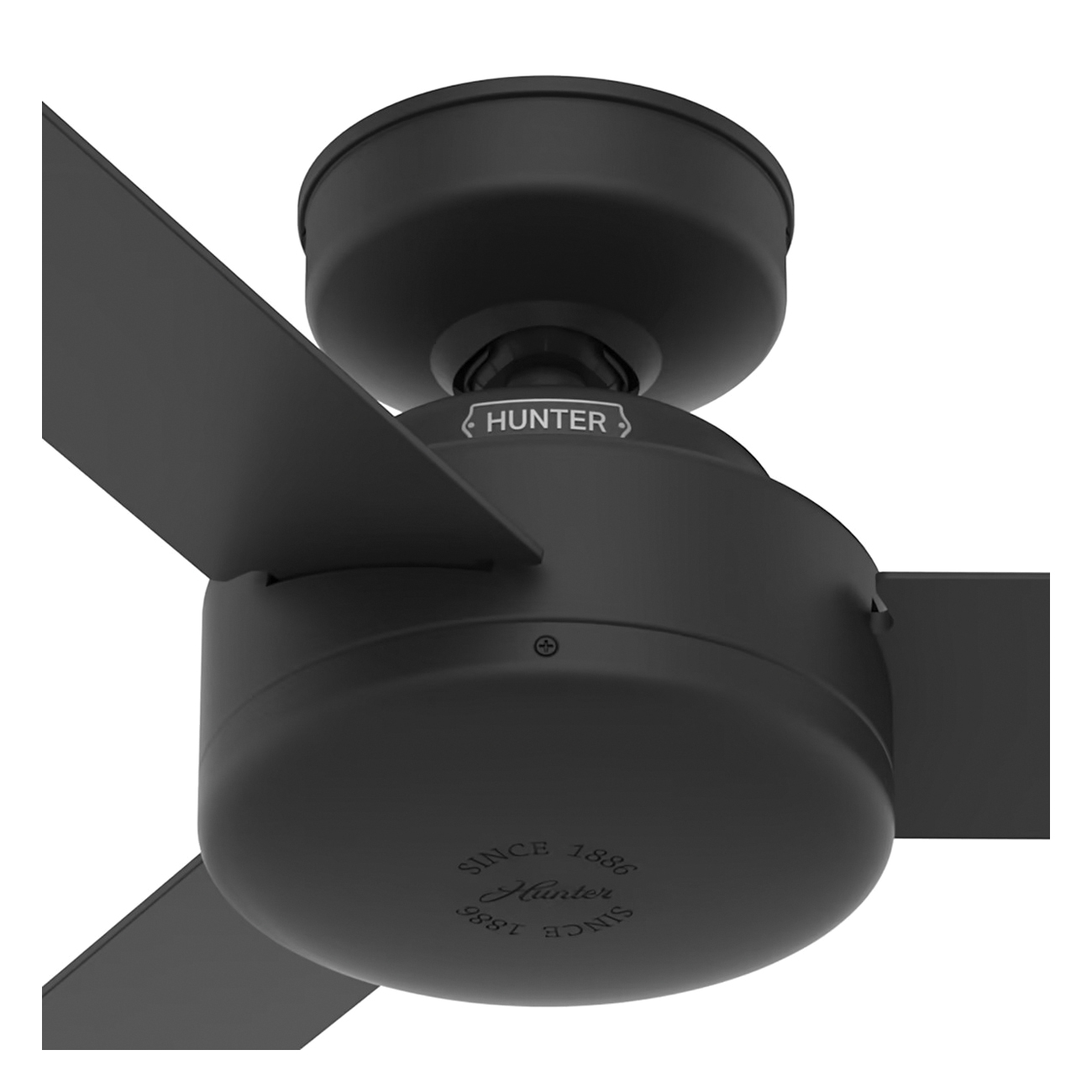 Presto Ceiling Fan, Hunter, 52 in Dia, Matte Black - 2