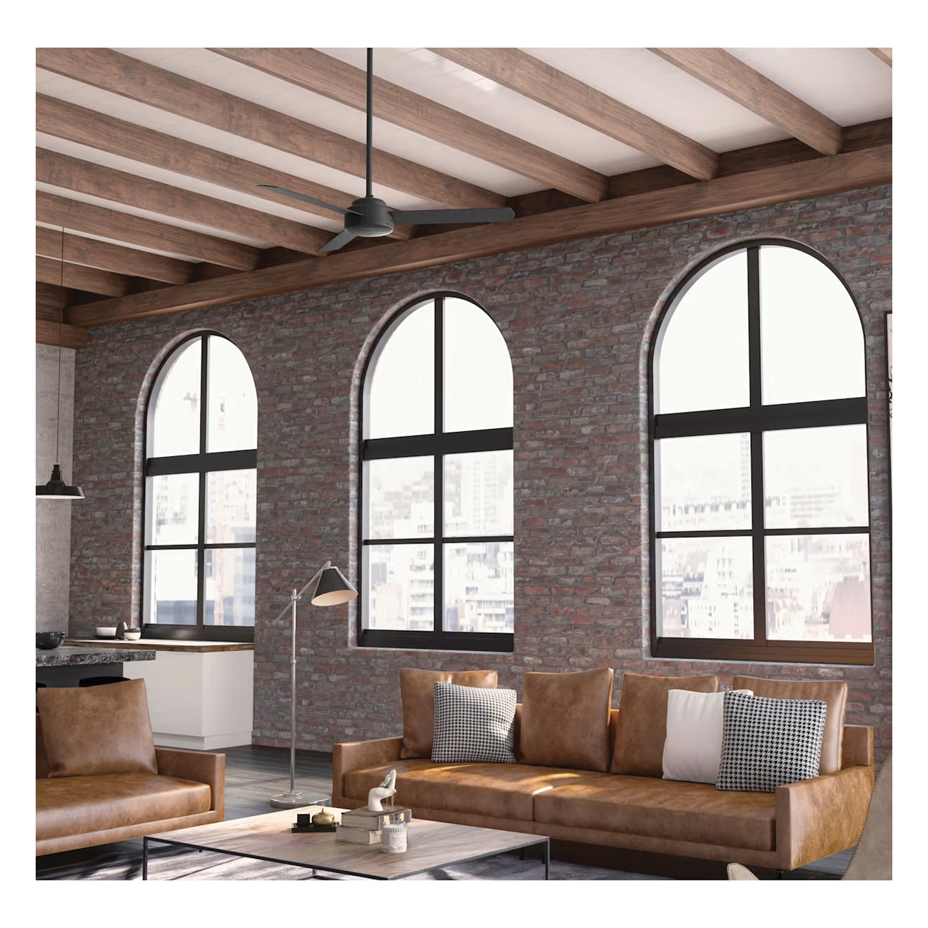 Presto Ceiling Fan, Hunter, 52 in Dia, Matte Black - 5