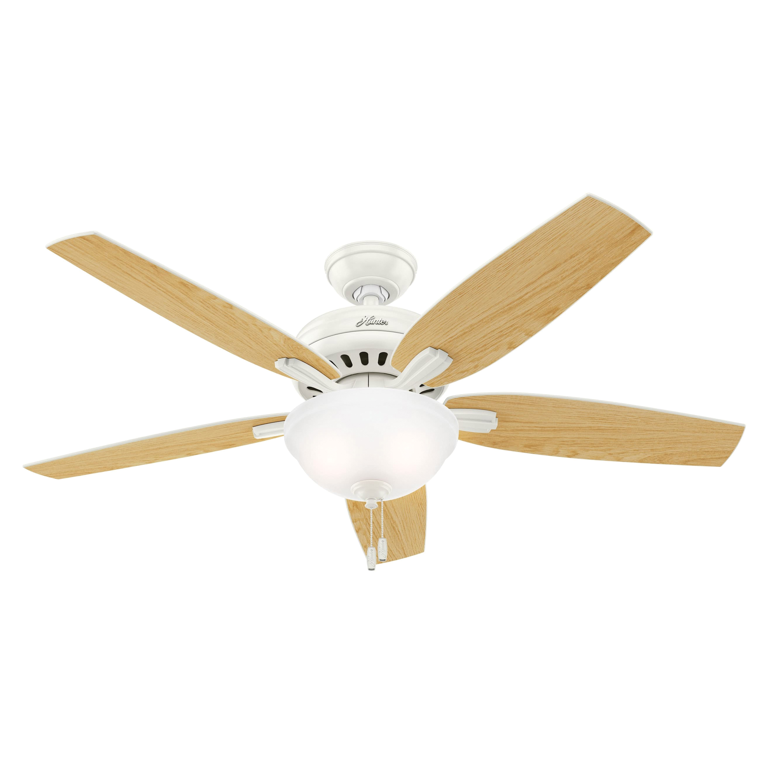 Hunter Newsome Series 53310 Ceiling Fan, 4424 cfm Air, 5-Blade, Fresh White Housing - 2