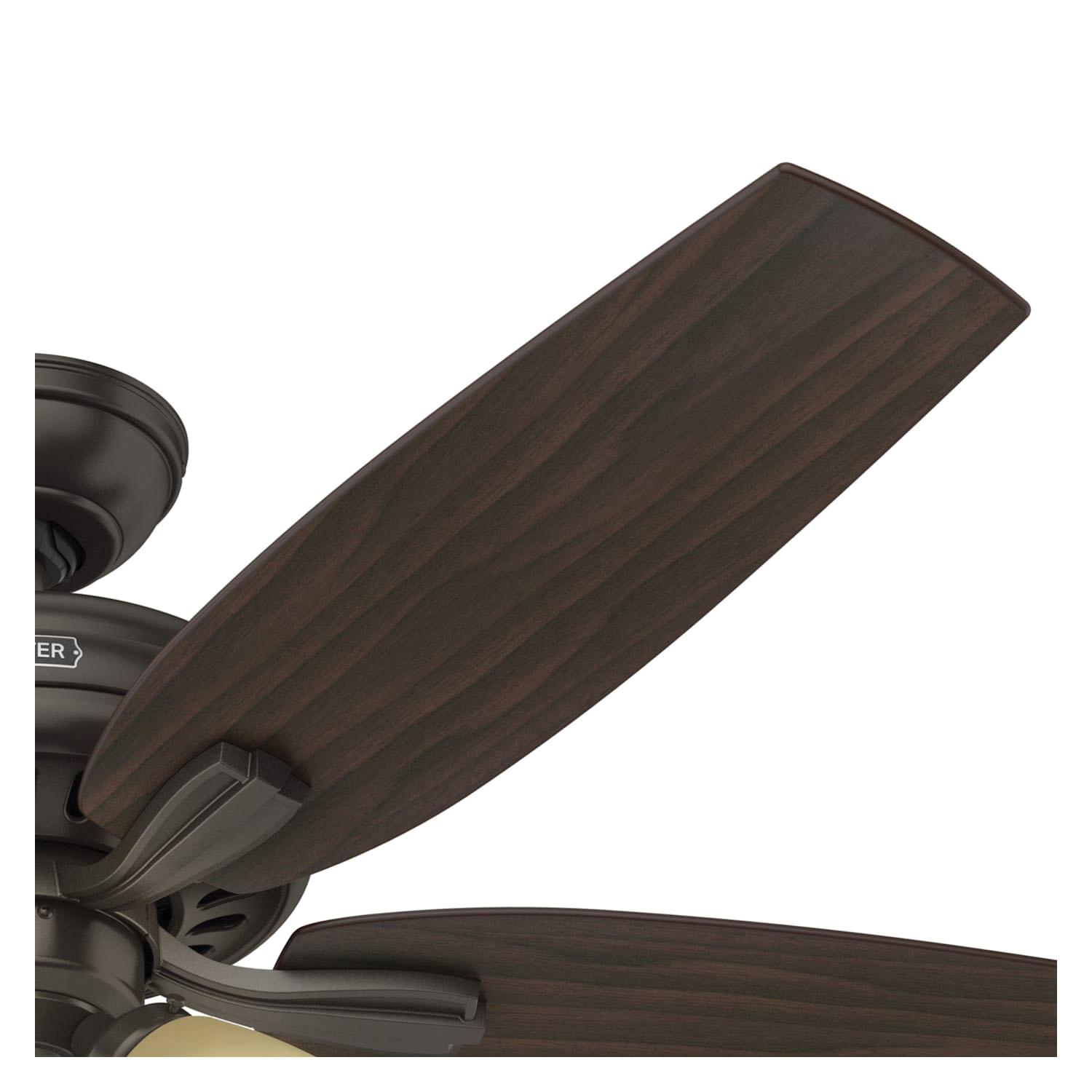 Hunter Newsome Series 53317 Ceiling Fan, 4424 cfm Air, 5-Blade, Premier Bronze Housing, 52 in Sweep, MDF Blade - 3