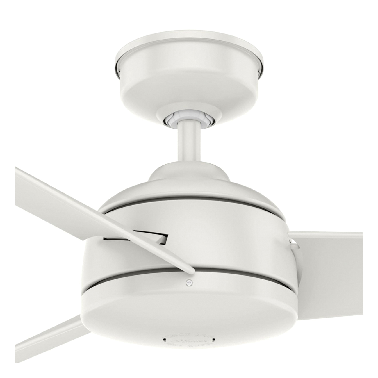 Hunter Trimaran, WeatherMax Series 59610 Ceiling Fan, 3-Blade, Fresh White Housing, Fresh White Blade, 52 in Sweep - 2