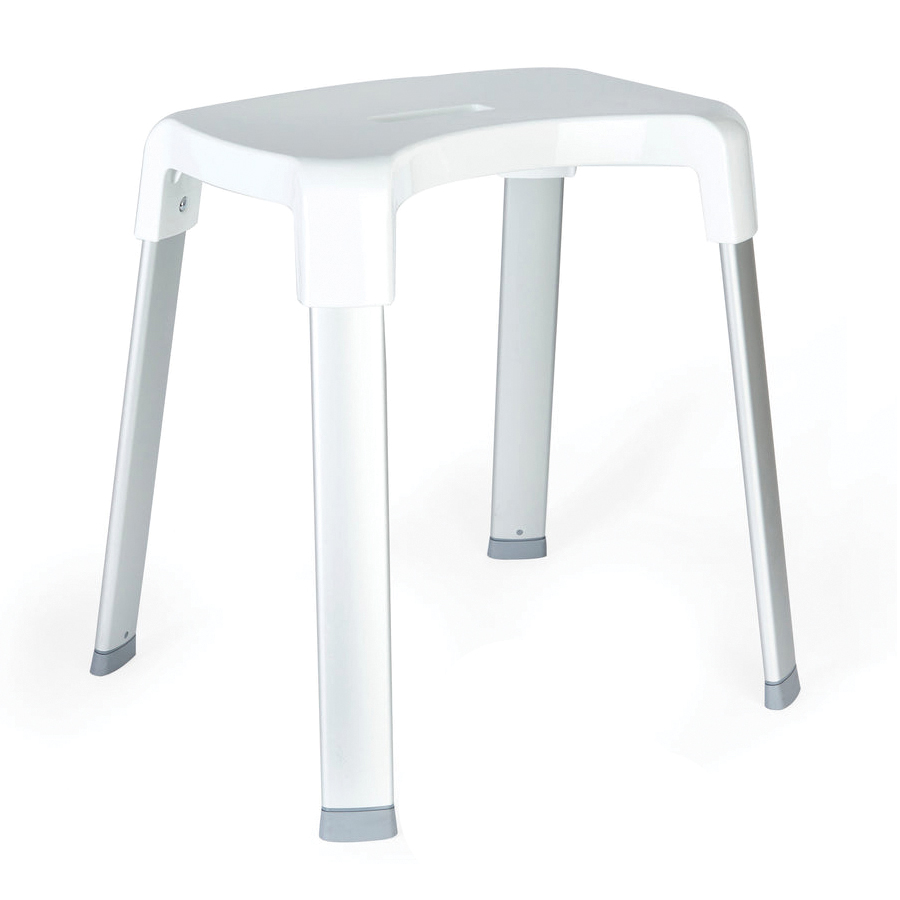 Better Living 70095 Shower Bench, 300 lb, Aluminum Frame, White Frame - 2