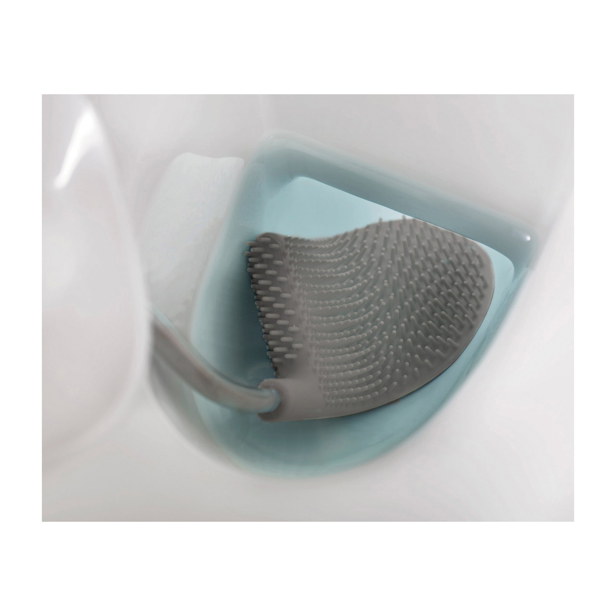 Joseph Joseph FLEX Series 70517 Toilet Brush, D-Shape, Stainless Steel - 3