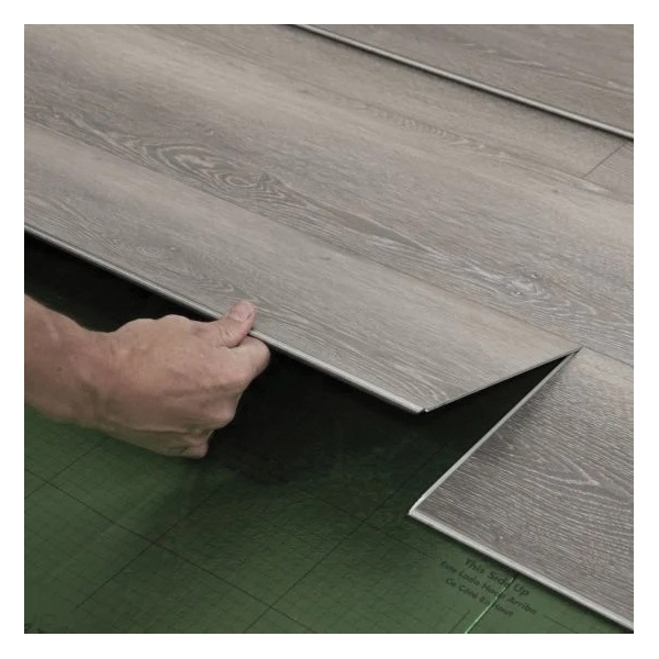 Cali 7902500500 Plank Flooring, 70-7/8 in L, 9 in W, Beveled Edge, Vinyl, Oceanic Oak - 2