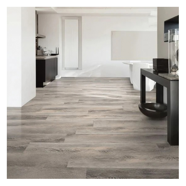 Cali 7902500500 Plank Flooring, 70-7/8 in L, 9 in W, Beveled Edge, Vinyl, Oceanic Oak - 4