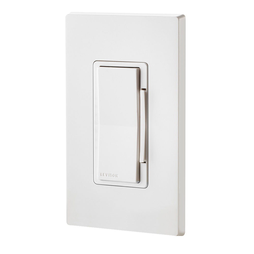 Decora 001-DD00R-DLZ Dimmer Companion with Locator, 120/277 VAC, 3-Way, White - 5