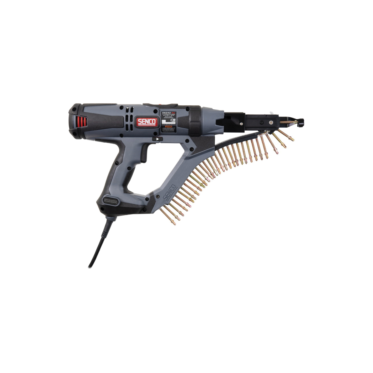 Senco 10F0001N Auto-Feed Screwdriver, 0.04 A, 1/4 in Chuck, Keyless Chuck, 2500 rpm Speed, 10 ft L Cord - 4