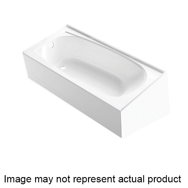 Sterling Performa 71041110-96 Series Bathtub, Left Drain Location, 35 gal Capacity, 60 in L, 29 in W, Vikrell - 1