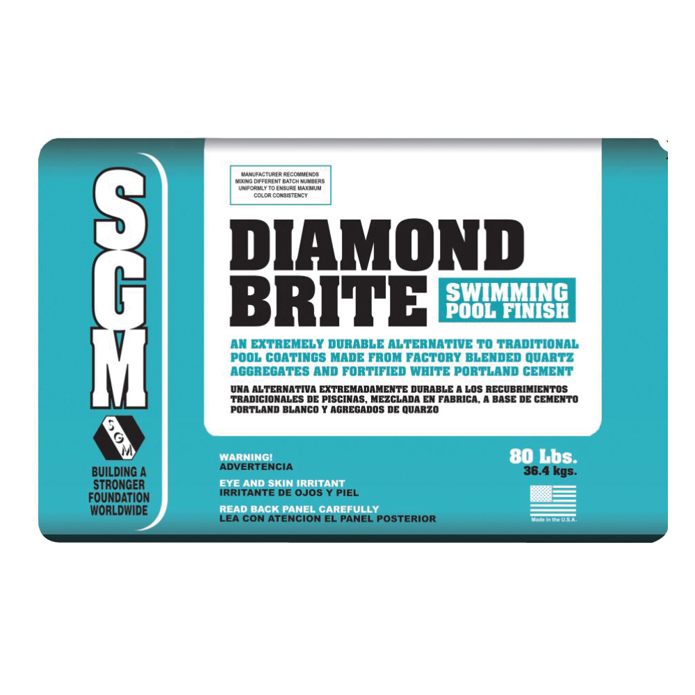 SGM Diamond Brite DB-IVORY Exposed Aggregate Pool Finish, Ivory, 80 lb Bag - 2