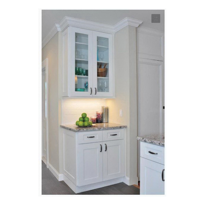 Forevermark Cabinetry Shaker AW-W3018WR Wine Rack Cabinet, 30 in OAW, 12 in OAD, 18 in OAH, MDF, Ice White Shaker - 3