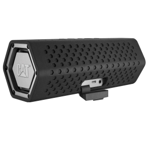 CAT CAT-BT-SPK Portable Rugged Worksite Speaker, Bluetooth, Wireless, Includes: Charging and Aux Cable