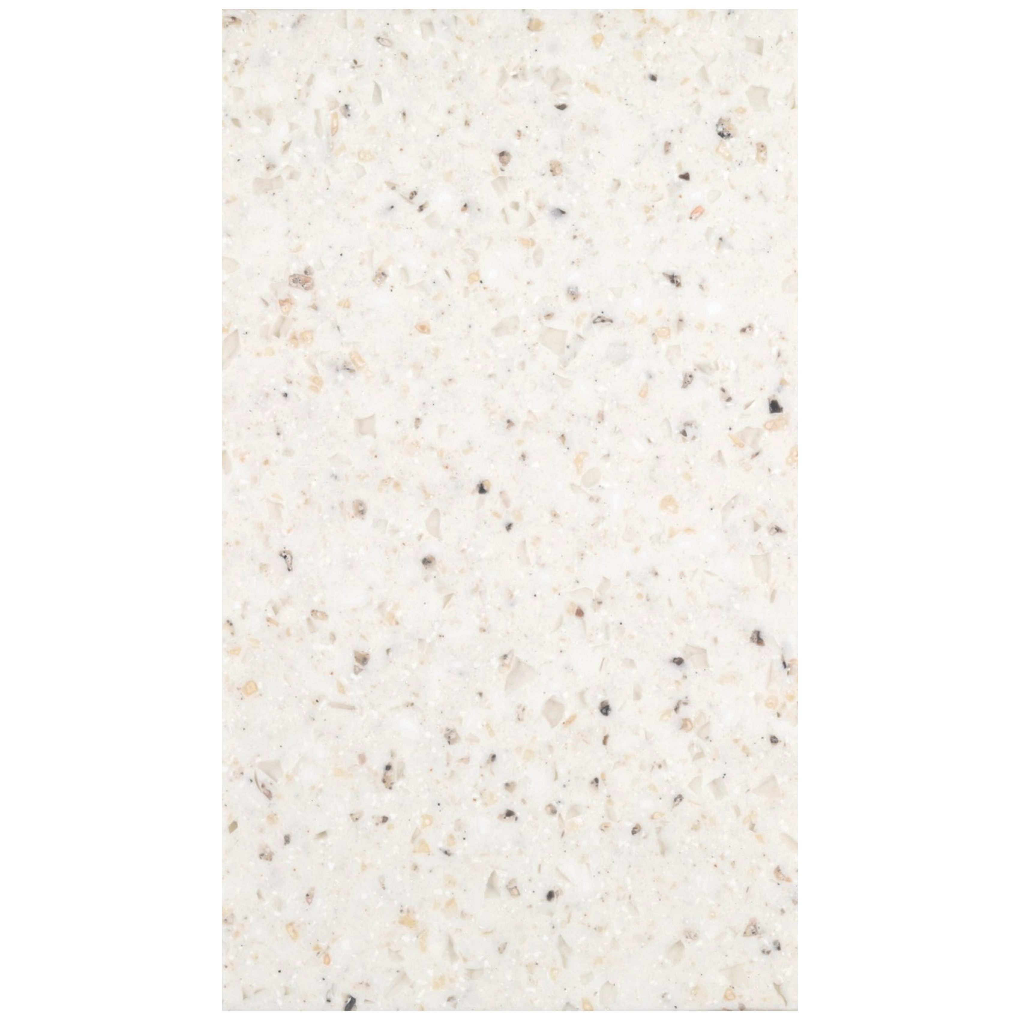 AVONITE 7501 Solid Surface Countertop, 144 in L, 30 in D, 0.472 in Thick, Acrylic, Moon Crystal - 2