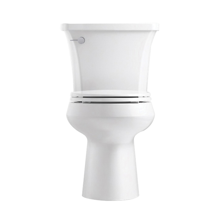 Kohler Highline Arc Series K-78253-0 Two-Piece Toilet, Round Bowl, 1.28 gpf Flush, 12 in Rough-In, 1-15/16 in H Rim - 2