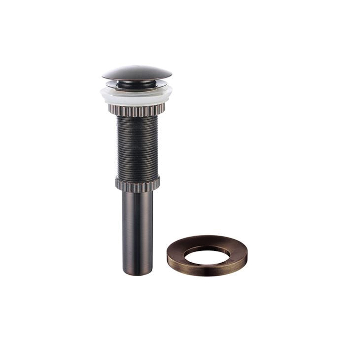 Kraus PU-10-MR-1ORB Pop-Up Drain and Mounting Ring, 1-3/4 in Connection, Metal, Oil-Rubbed Bronze - 2