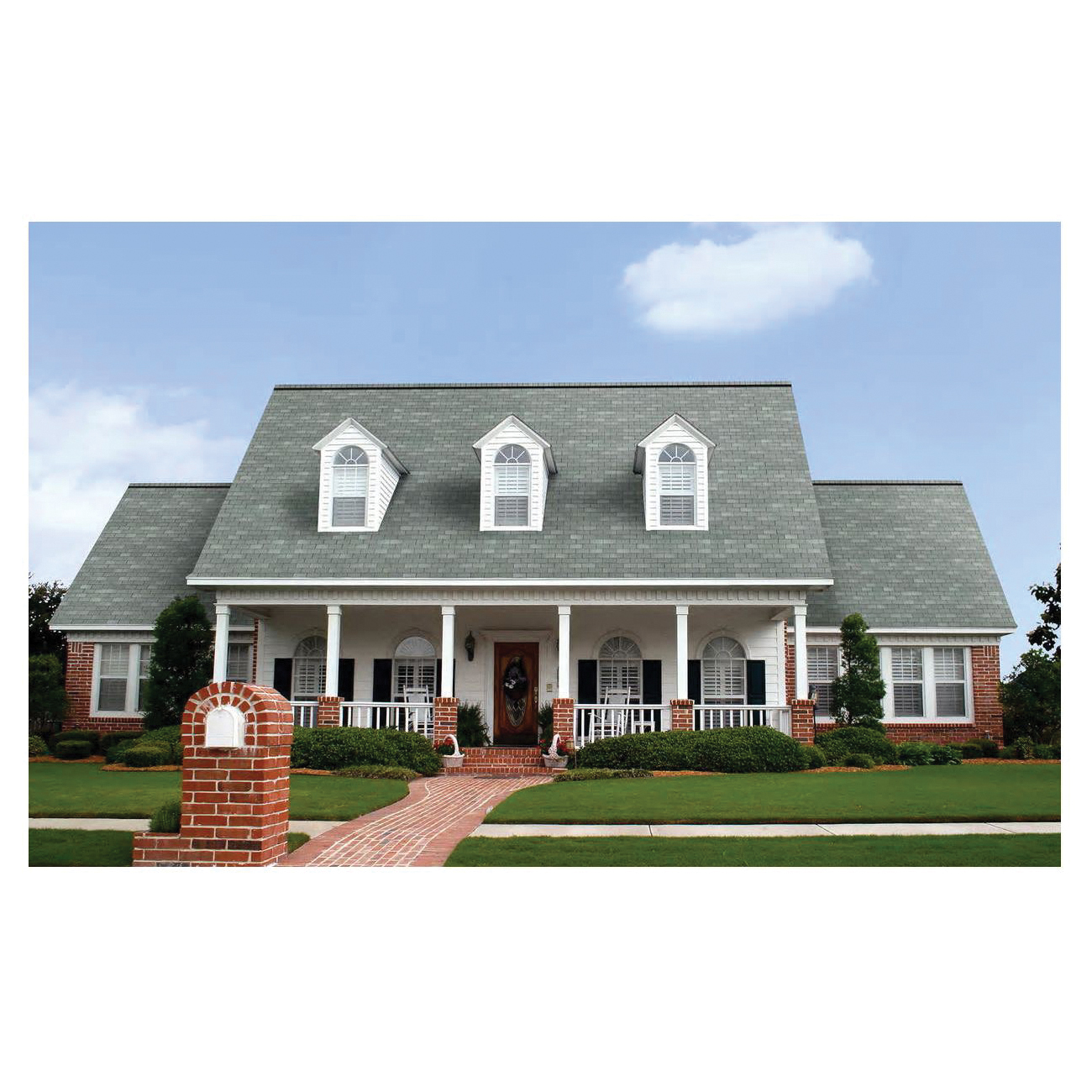 Owens Corning Supreme SHINGLES SUPRE-ASPEN GRAY 3-Tab Roof Shingle, 36 in L, 12 in W, Asphalt, Aspen Gray - 2